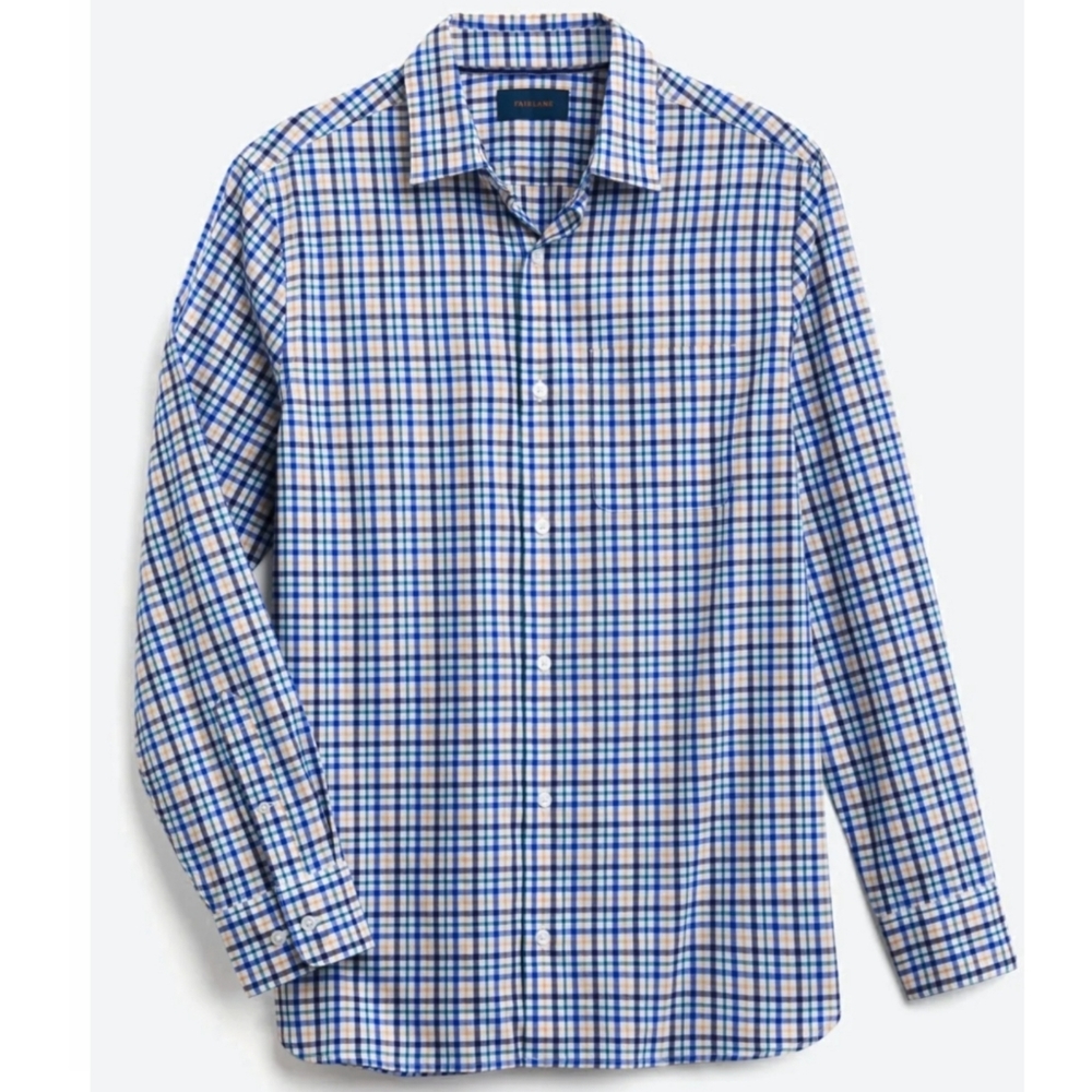 Fairlane D'Souza Herringbone Men's Dress Shirt